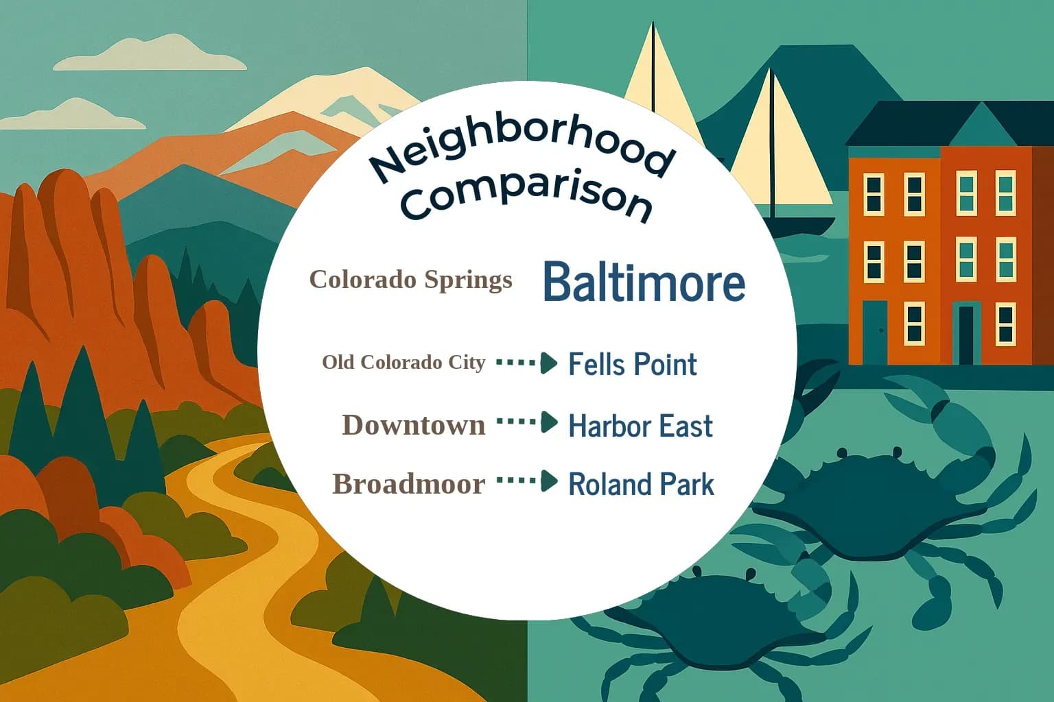 Colorado Springs vs Baltimore Neighborhood Comparison