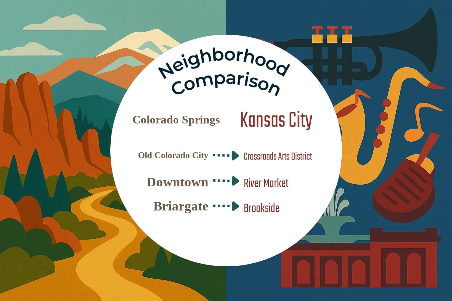 Colorado Springs vs Kansas City Neighborhood Comparison