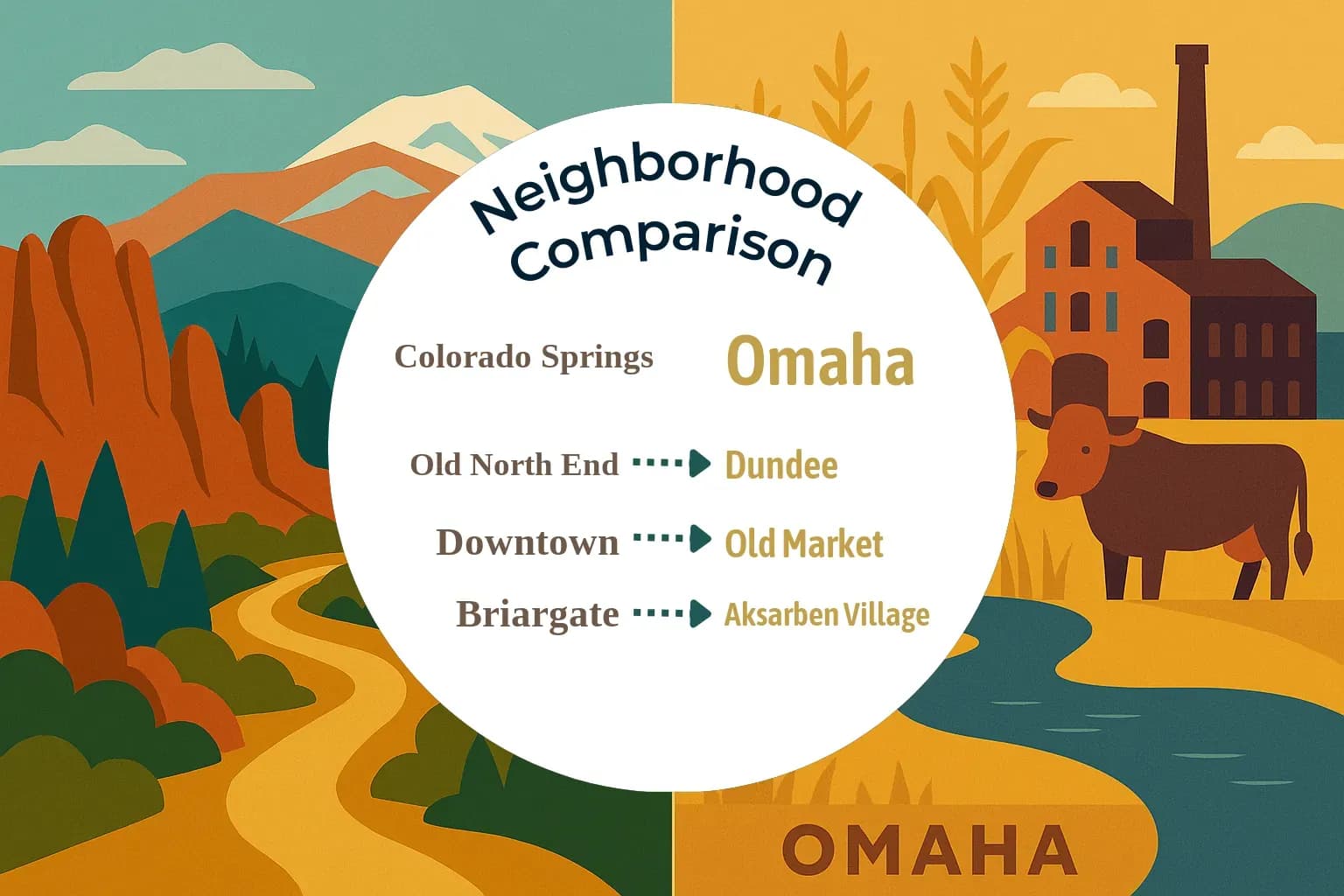 Colorado Springs vs Omaha Neighborhood Comparison