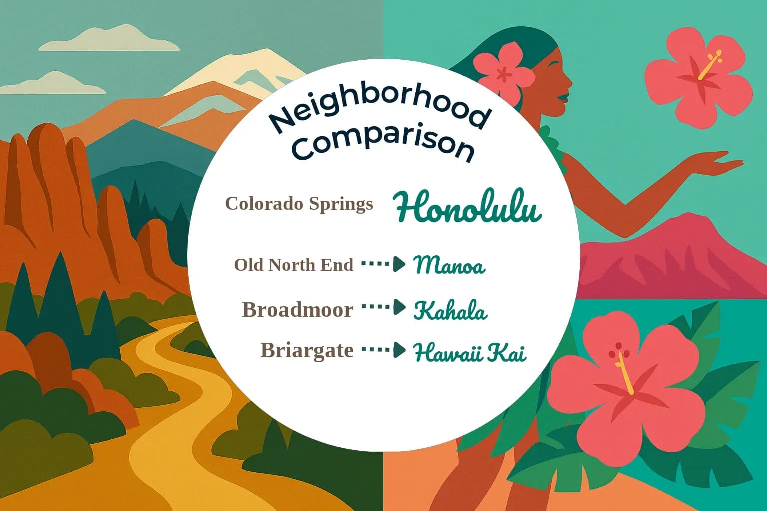 Colorado Springs vs Honolulu Neighborhood Comparison
