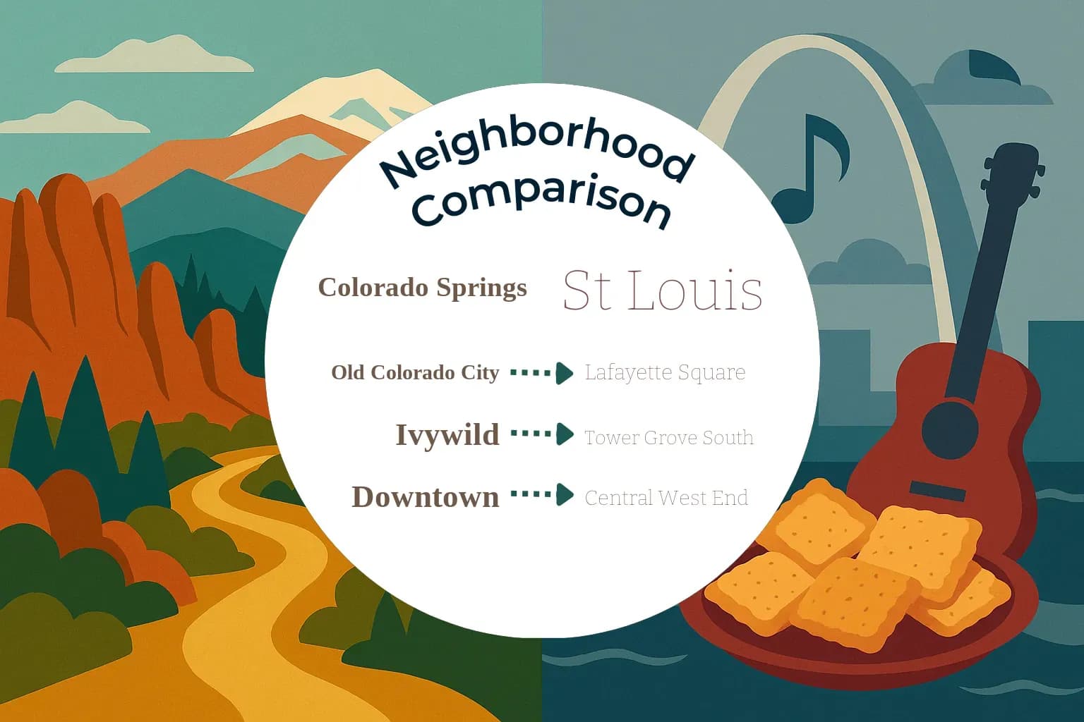 Colorado Springs vs St. Louis Neighborhood Comparison