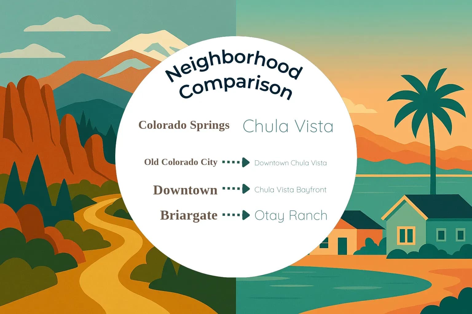 Colorado Springs vs Chula Vista Neighborhood Comparison