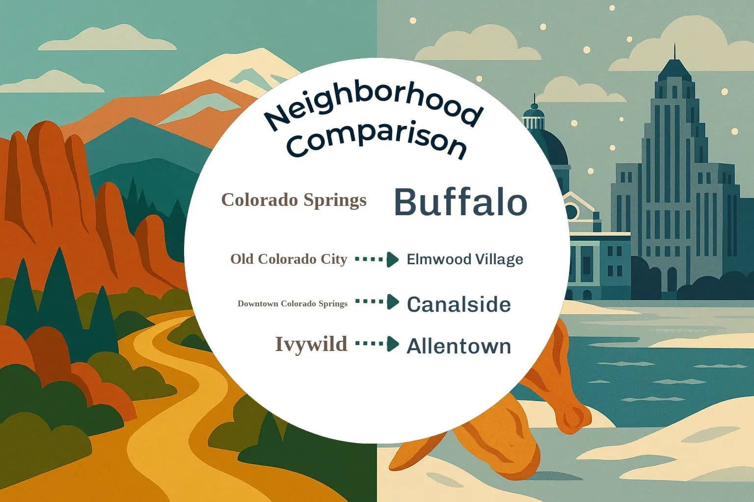 Colorado Springs vs Buffalo Neighborhood Comparison