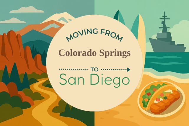 Moving from Colorado Springs to San Diego