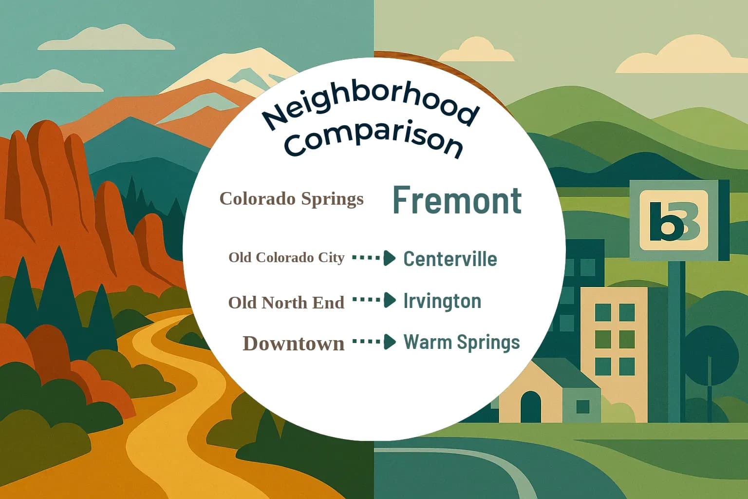 Colorado Springs vs Fremont Neighborhood Comparison