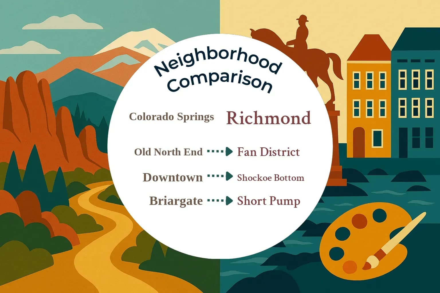 Colorado Springs vs Richmond Neighborhood Comparison
