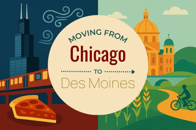 Moving from Chicago to Des Moines