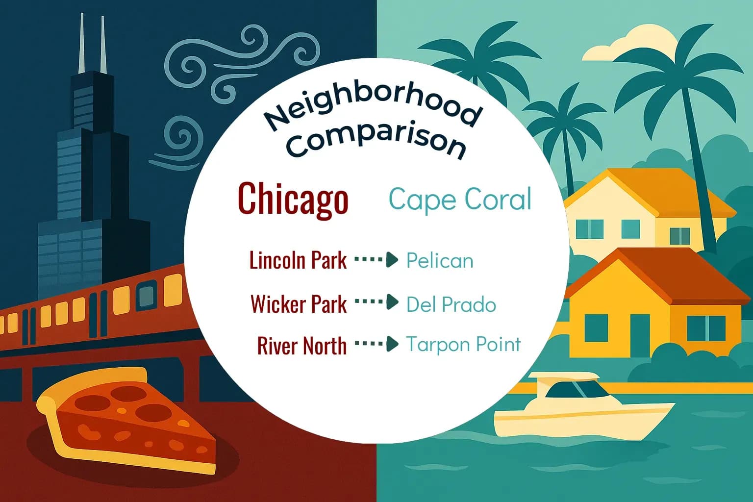 Chicago vs Cape Coral Neighborhood Comparison