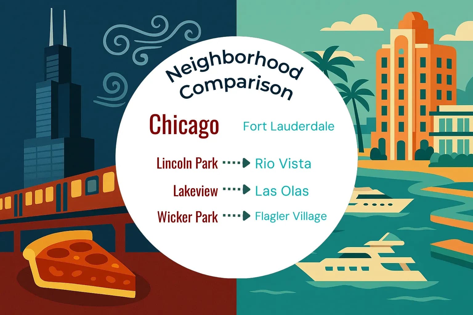 Chicago vs Fort Lauderdale Neighborhood Comparison