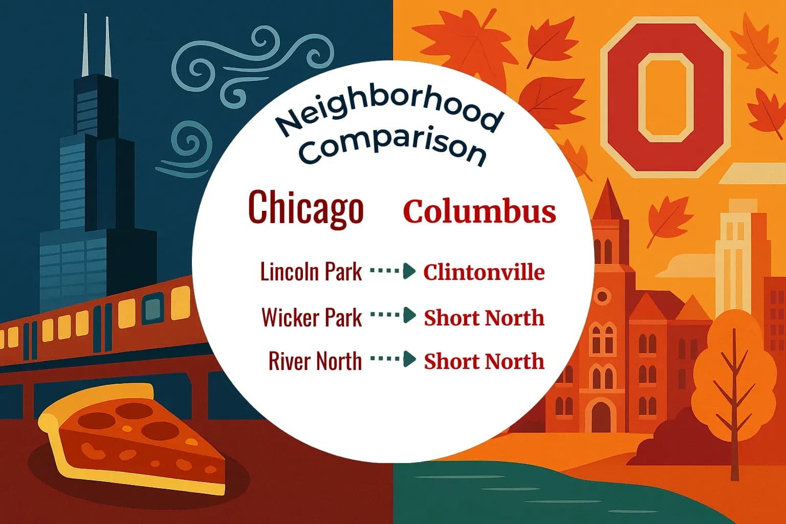 Chicago vs Columbus Neighborhood Comparison