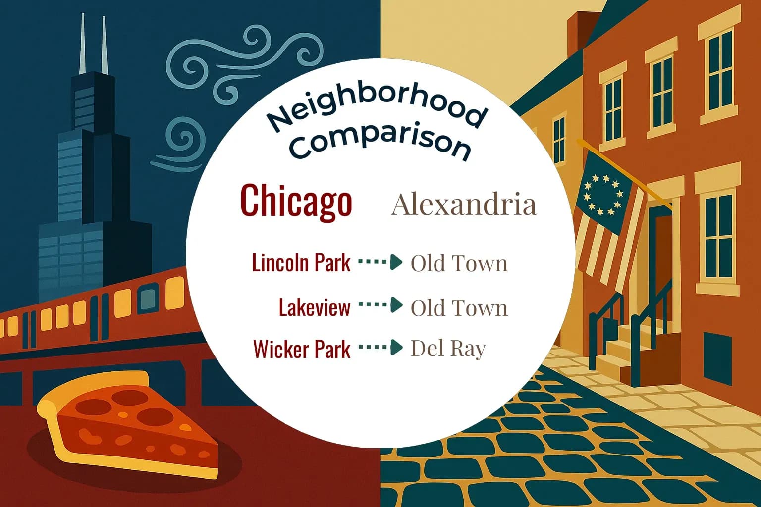 Chicago vs Alexandria Neighborhood Comparison