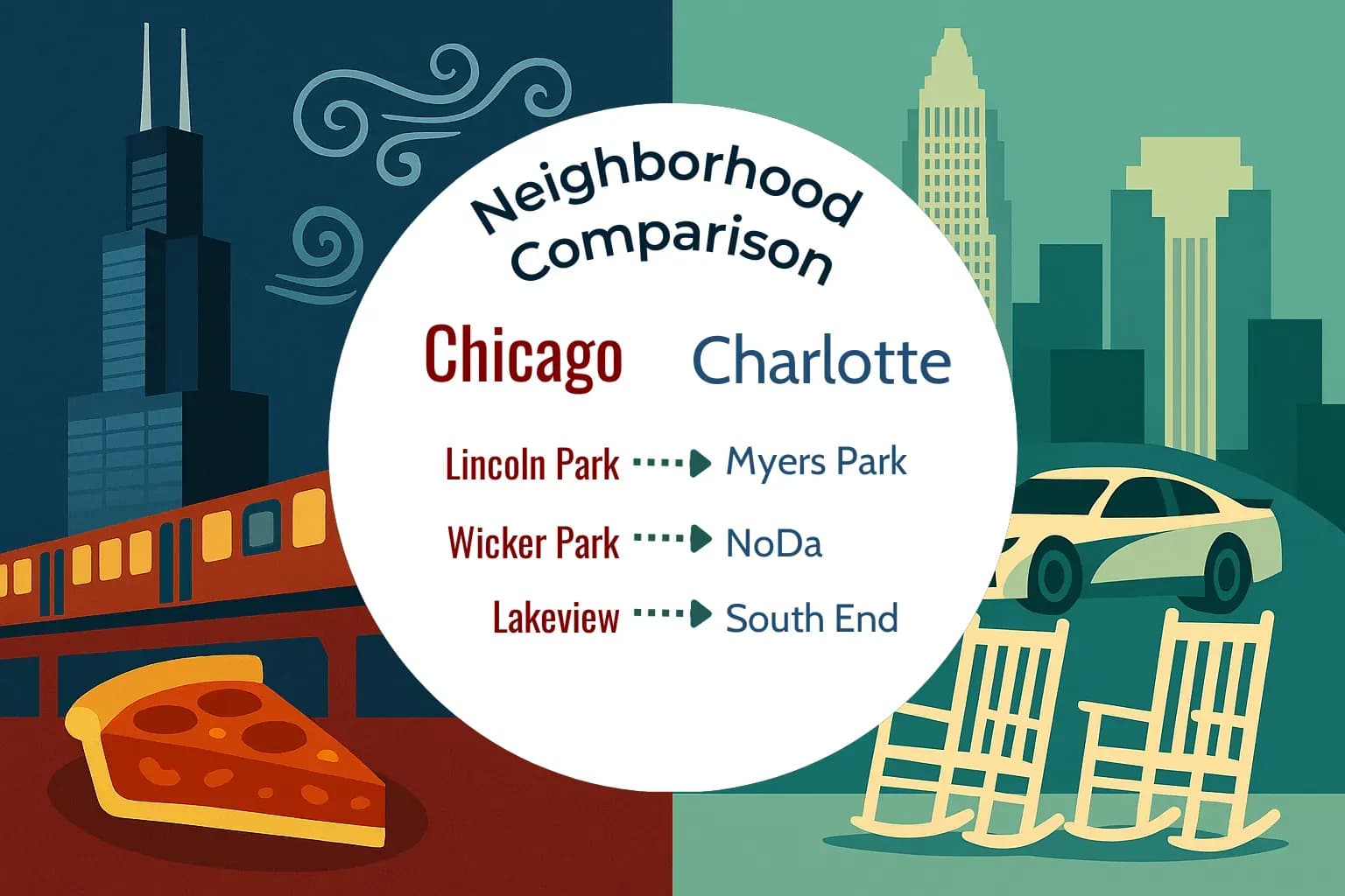 Chicago vs Charlotte Neighborhood Comparison