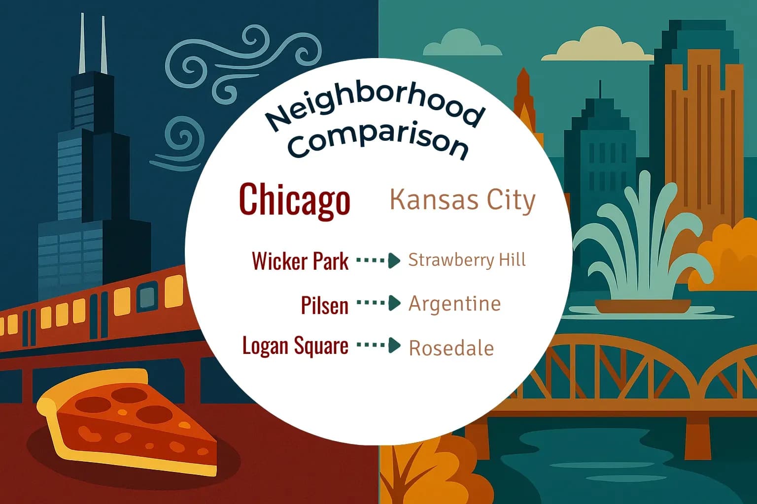 Chicago vs Kansas City Neighborhood Comparison