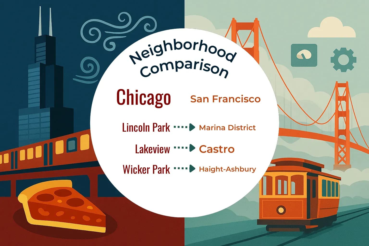 Chicago vs San Francisco Neighborhood Comparison
