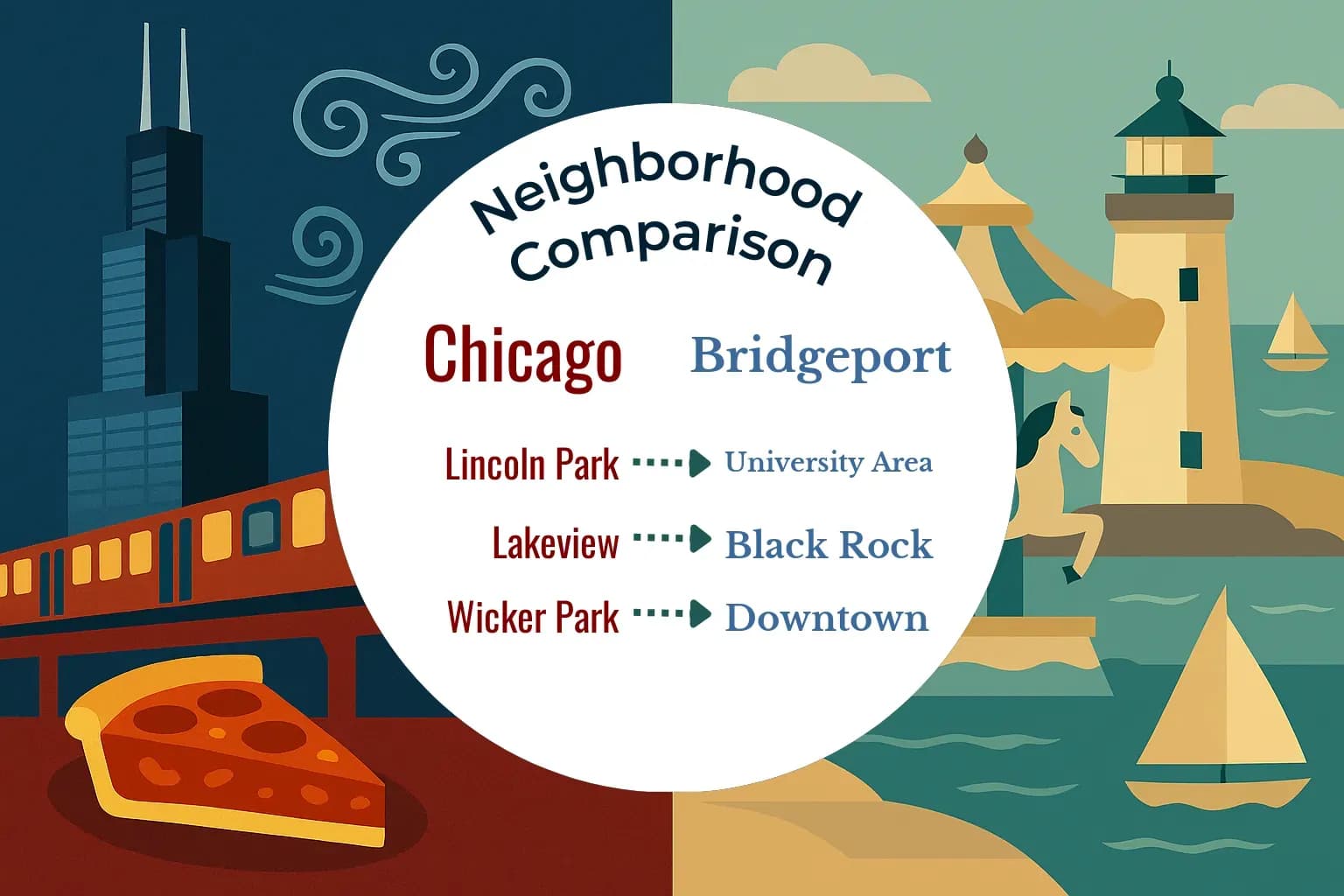 Chicago vs Bridgeport Neighborhood Comparison