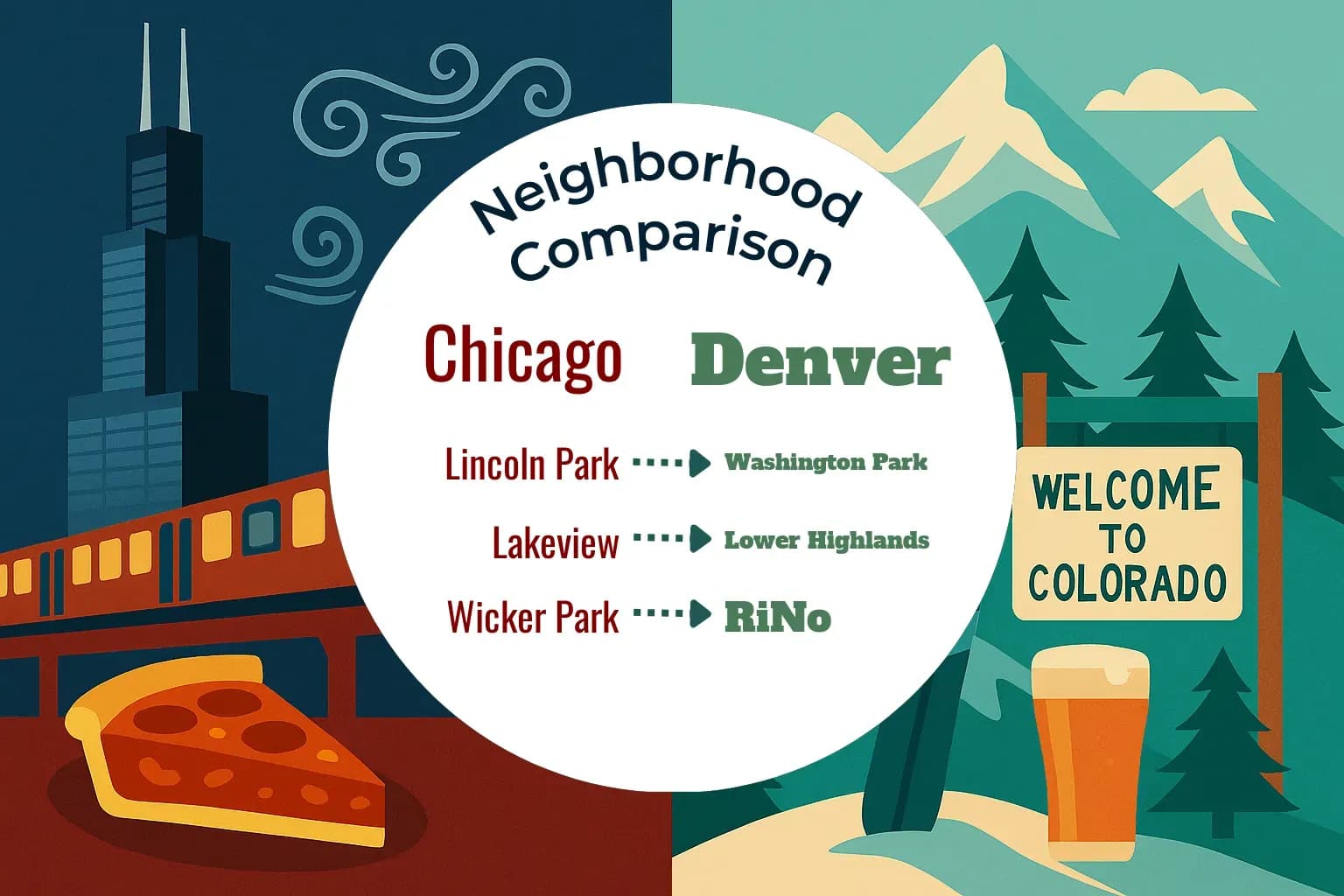 Chicago vs Denver Neighborhood Comparison