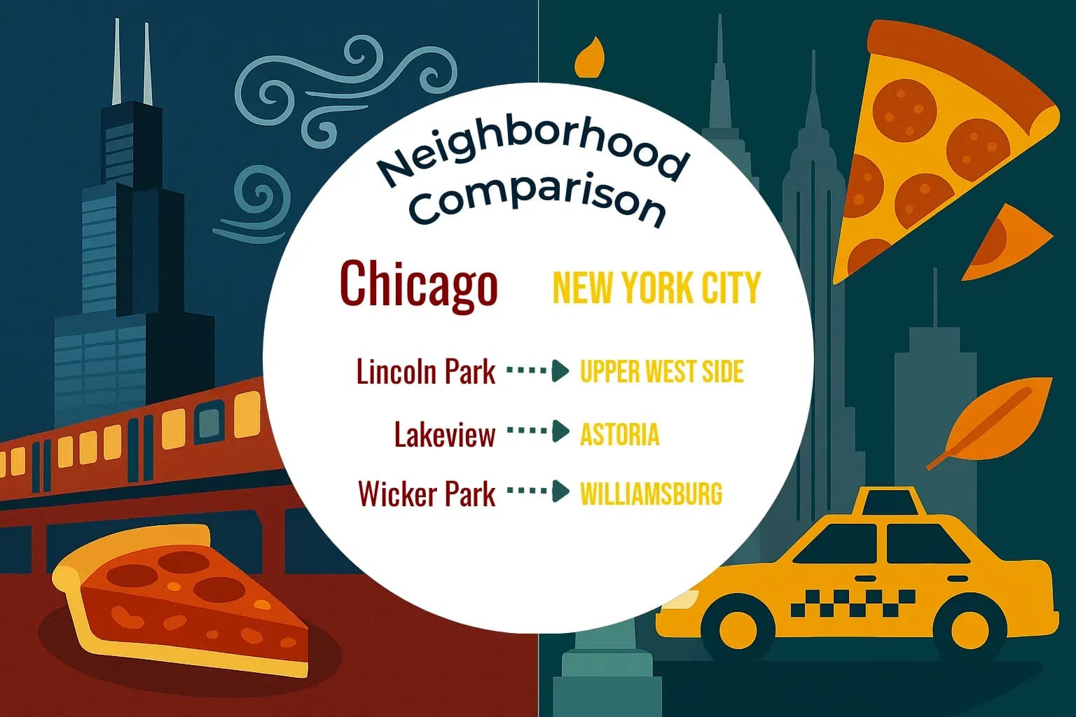 Chicago vs New York City Neighborhood Comparison