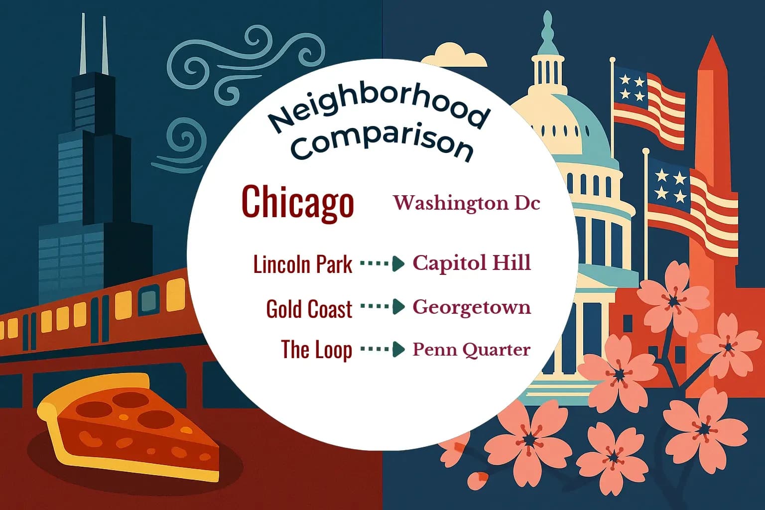 Chicago vs Washington DC Neighborhood Comparison