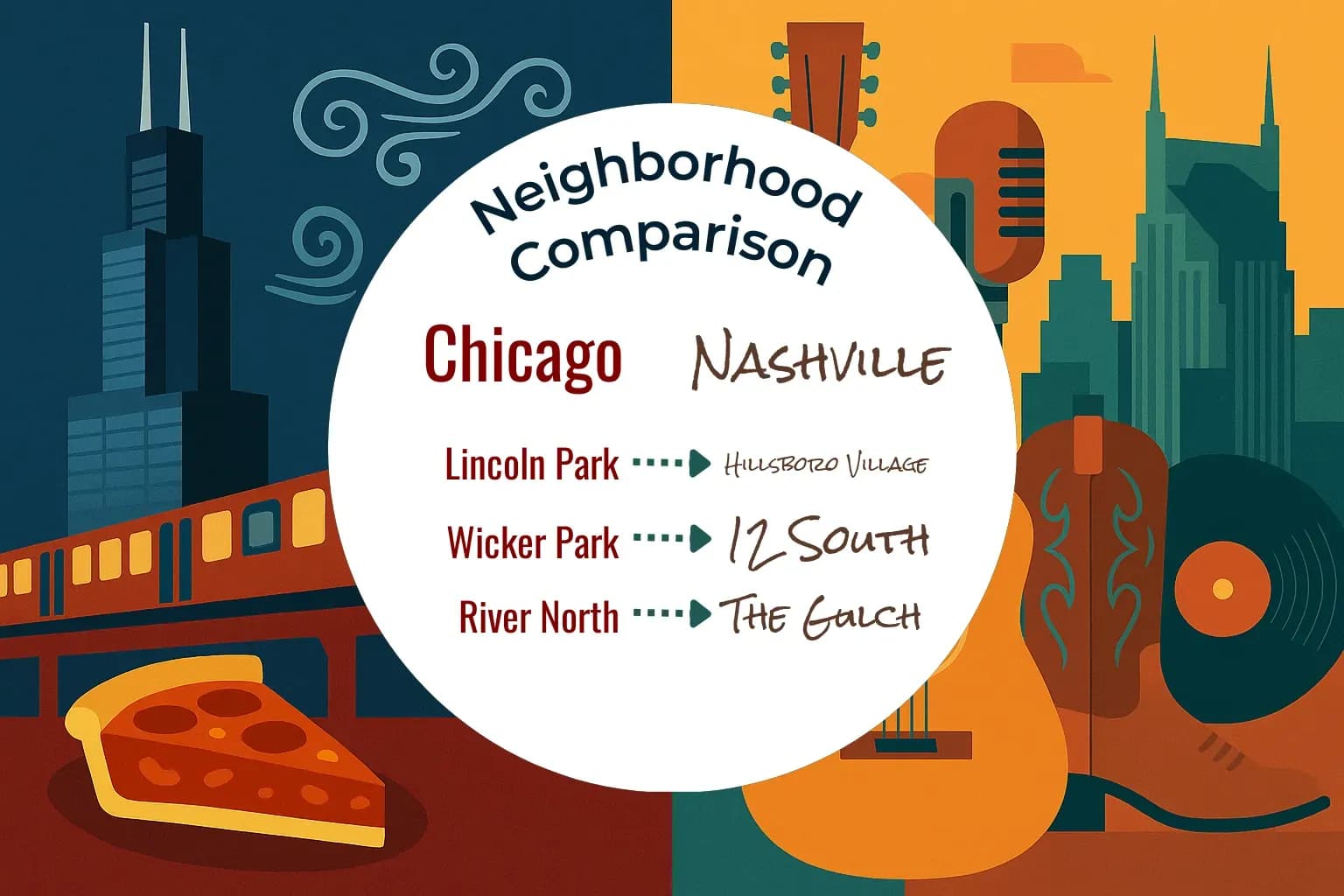 Chicago vs Nashville Neighborhood Comparison