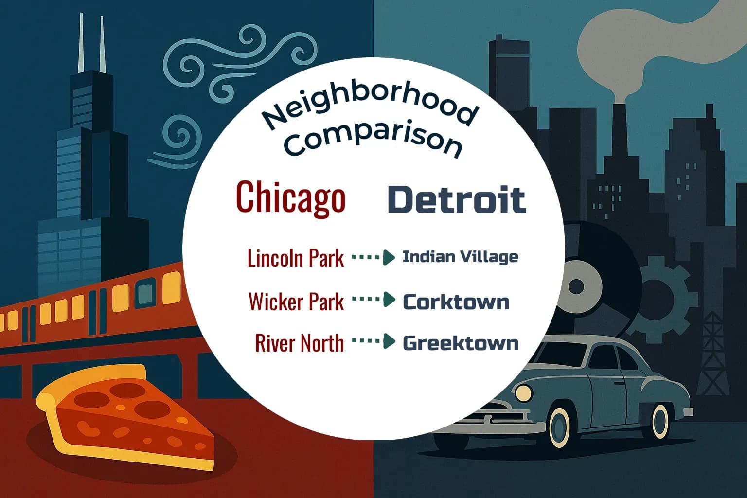 Chicago vs Detroit Neighborhood Comparison
