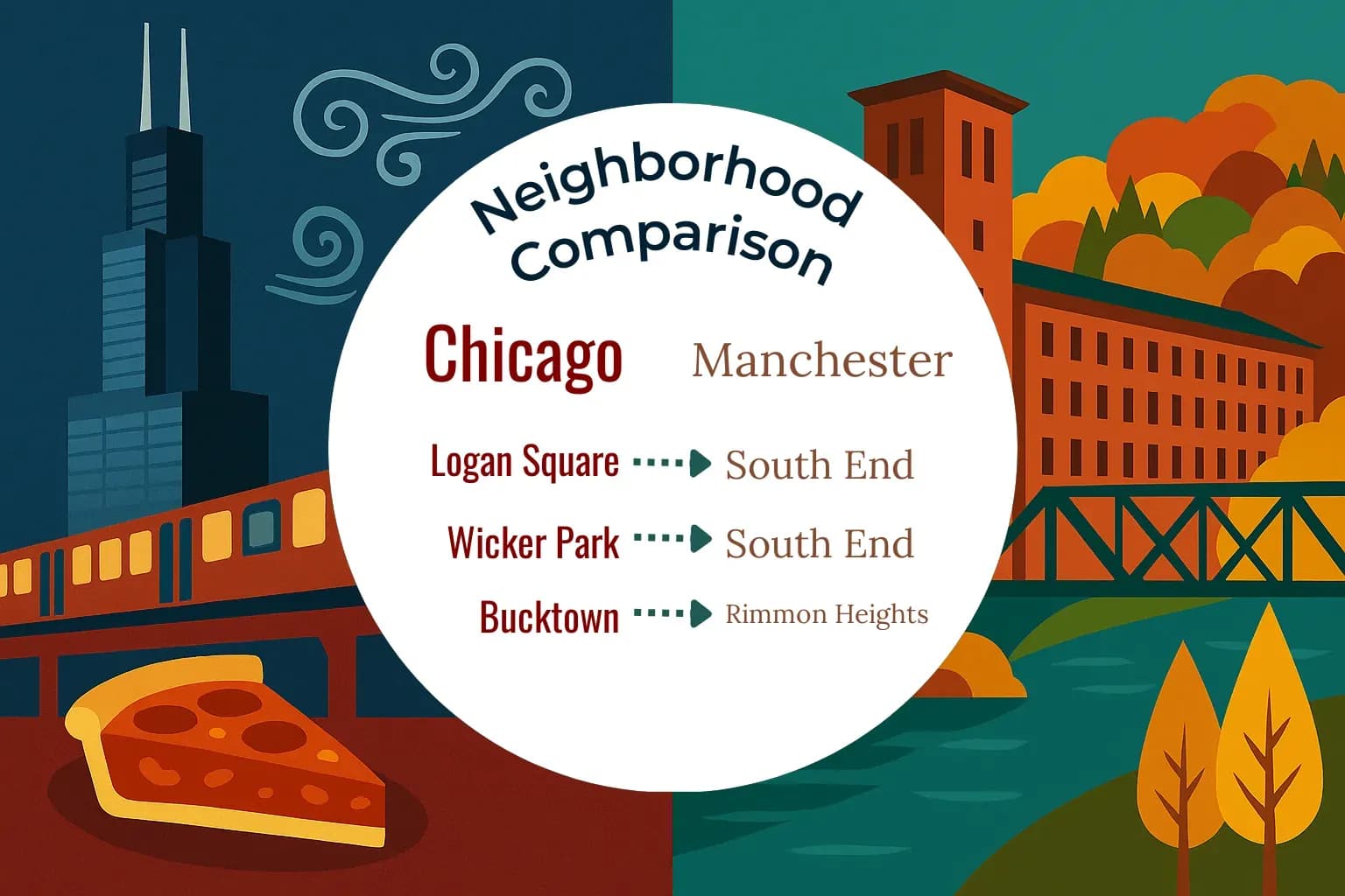 Chicago vs Manchester Neighborhood Comparison