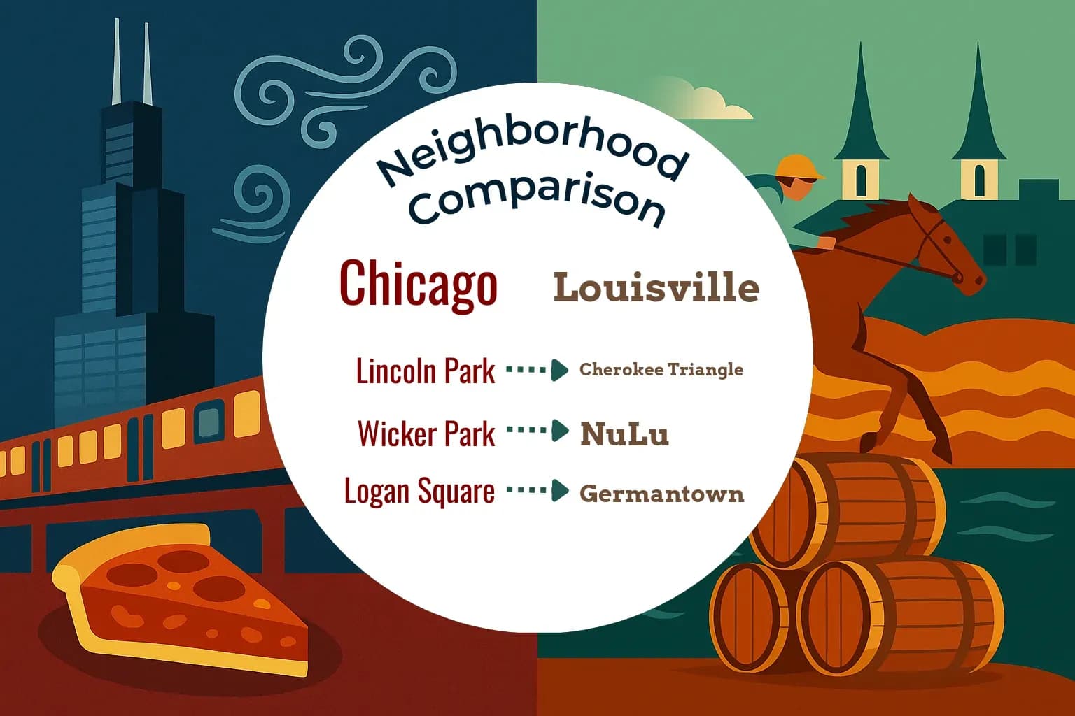 Chicago vs Louisville Neighborhood Comparison