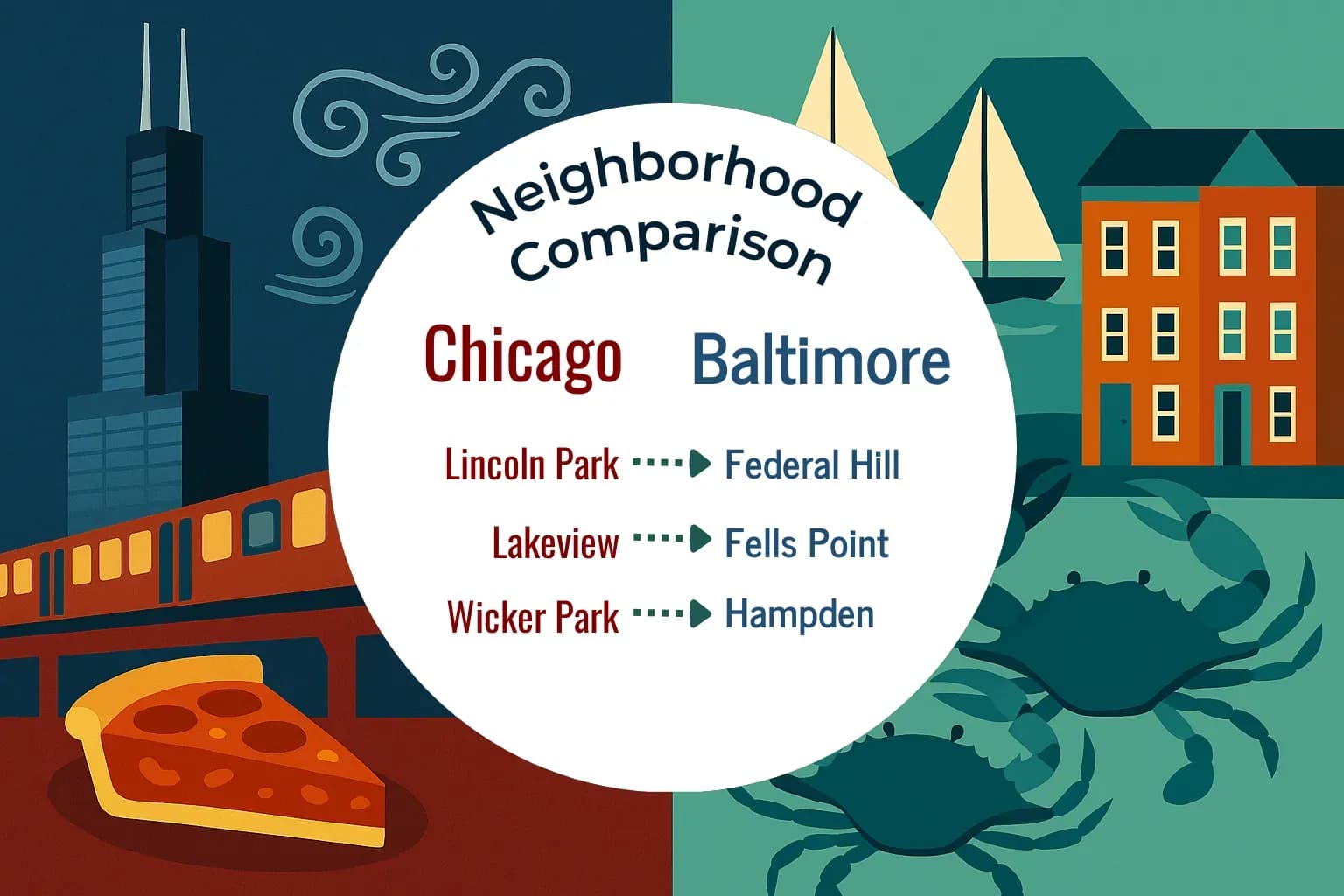 Chicago vs Baltimore Neighborhood Comparison