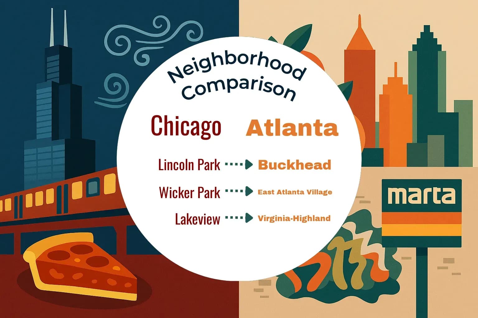 Chicago vs Atlanta Neighborhood Comparison