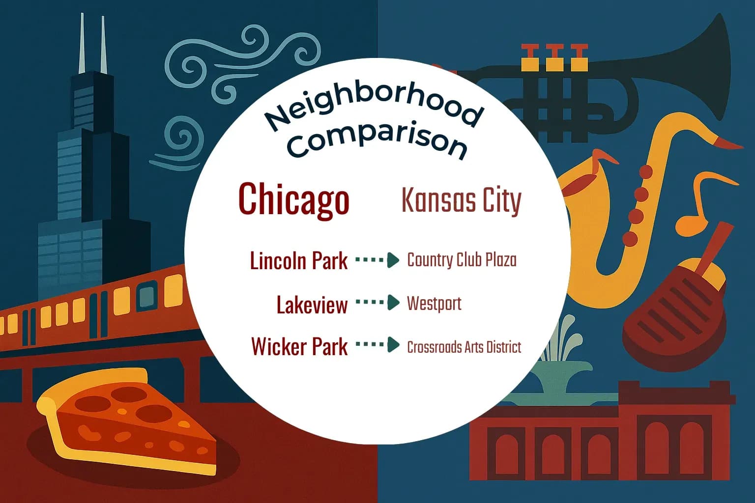 Chicago vs Kansas City Neighborhood Comparison