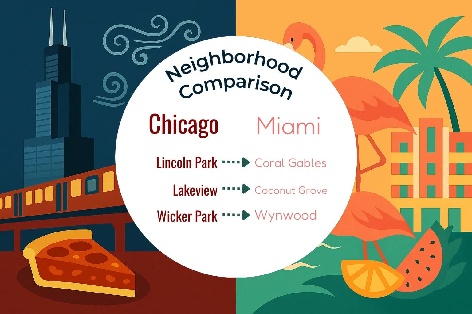 Chicago vs Miami Neighborhood Comparison