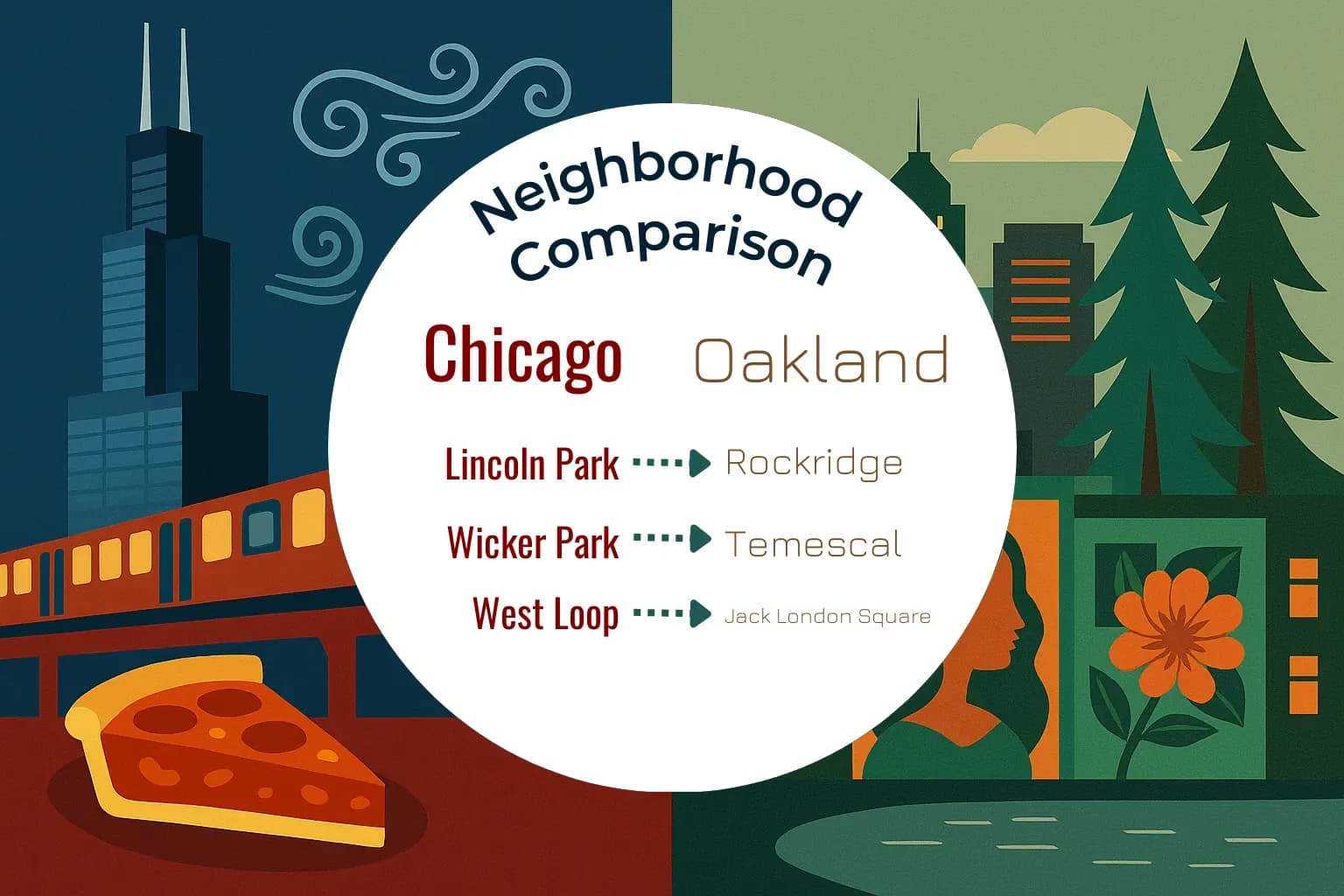 Chicago vs Oakland Neighborhood Comparison