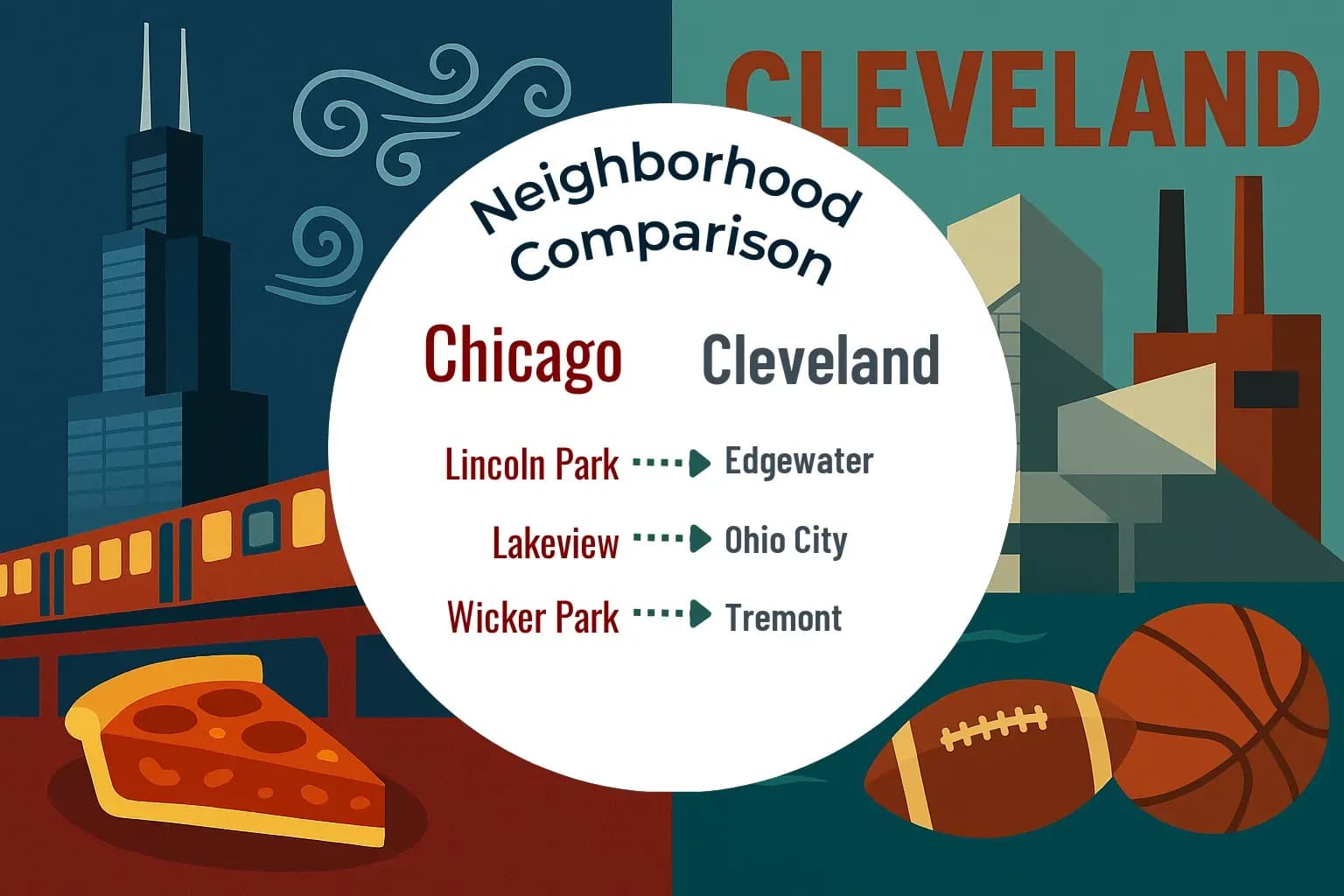 Chicago vs Cleveland Neighborhood Comparison