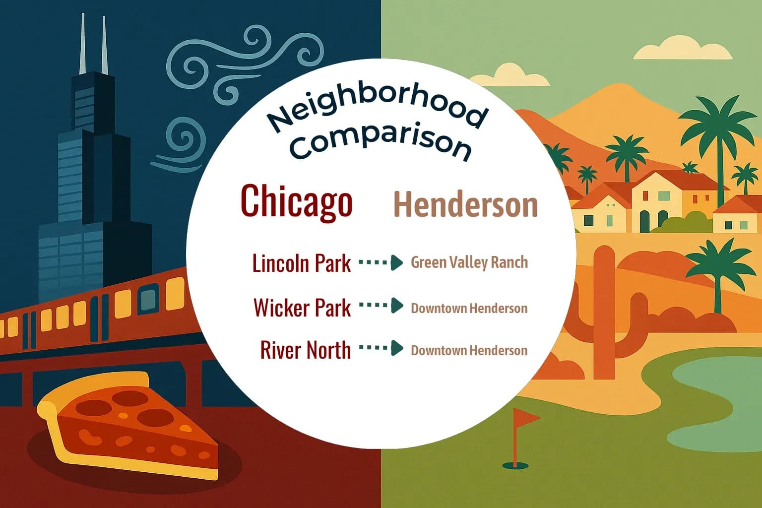 Chicago vs Henderson Neighborhood Comparison