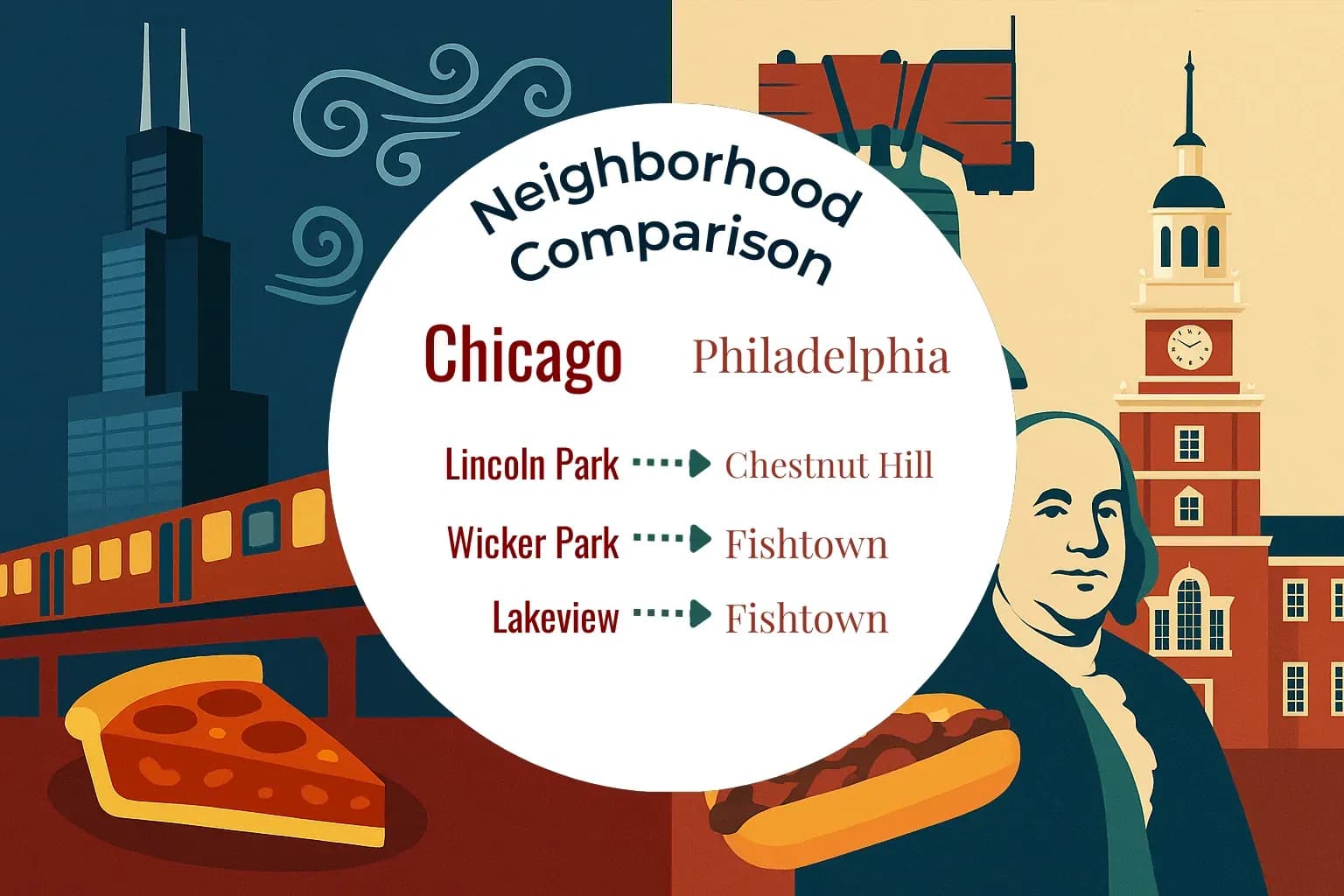 Chicago vs Philadelphia Neighborhood Comparison