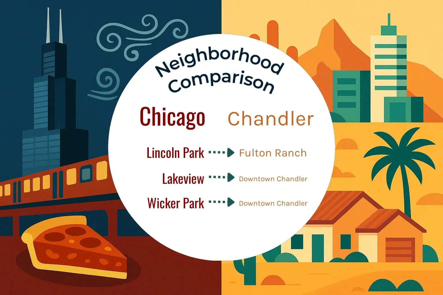 Chicago vs Chandler Neighborhood Comparison