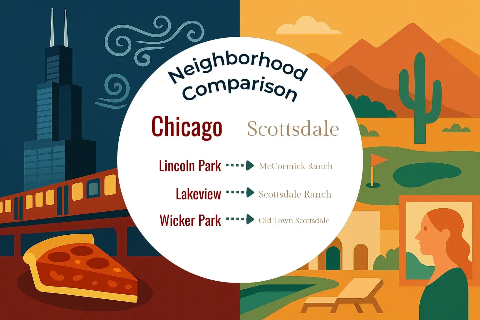 Chicago vs Scottsdale Neighborhood Comparison