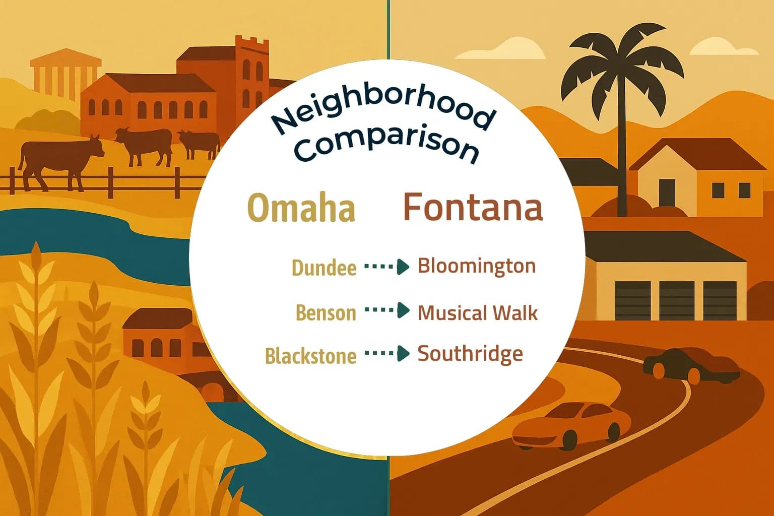 Omaha vs Fontana Neighborhood Comparison