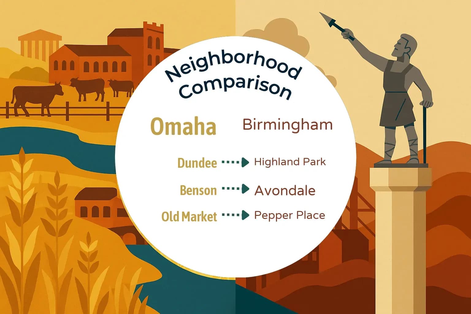 Omaha vs Birmingham Neighborhood Comparison