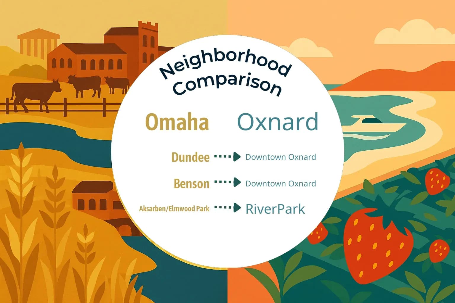 Omaha vs Oxnard Neighborhood Comparison