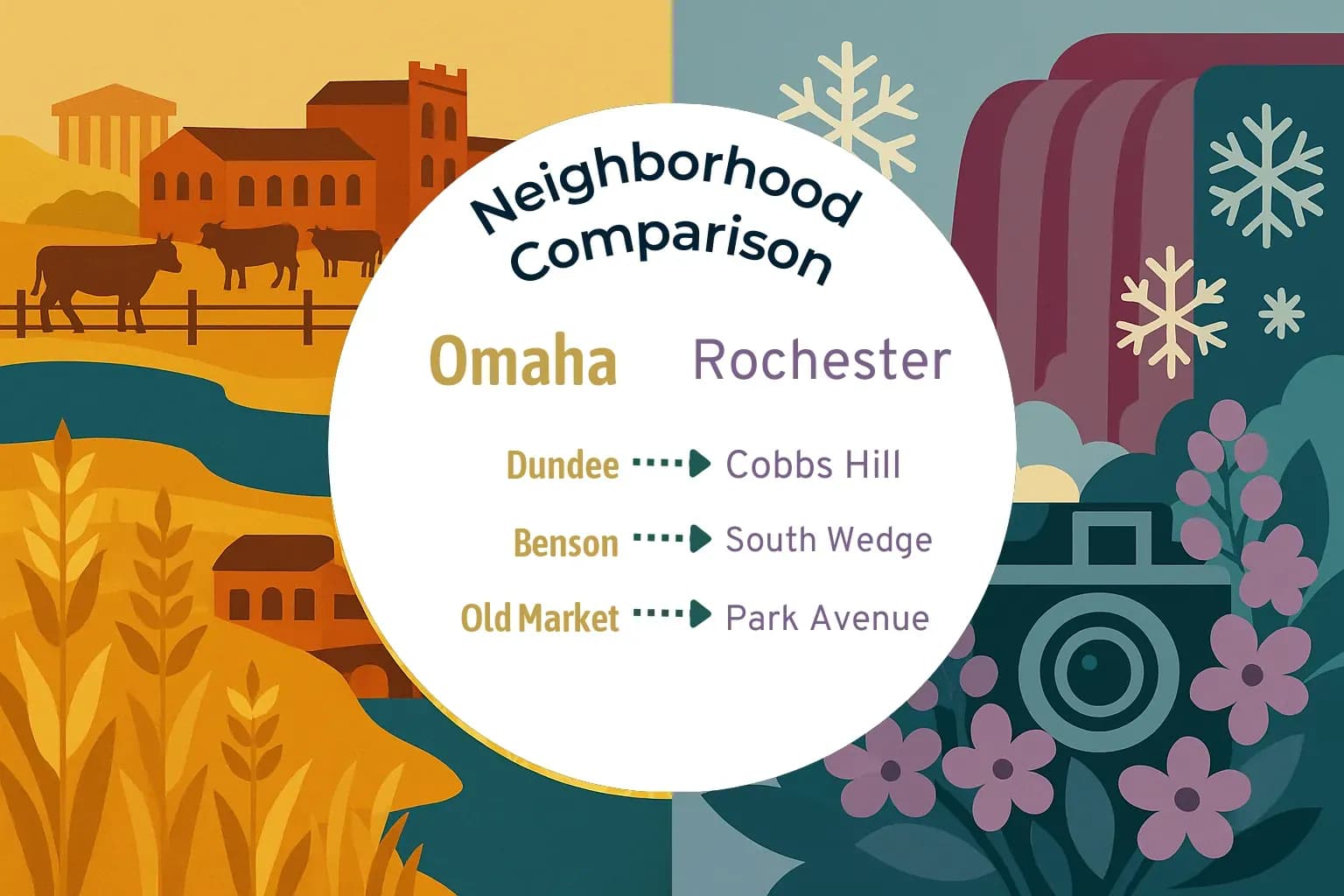 Omaha vs Rochester Neighborhood Comparison