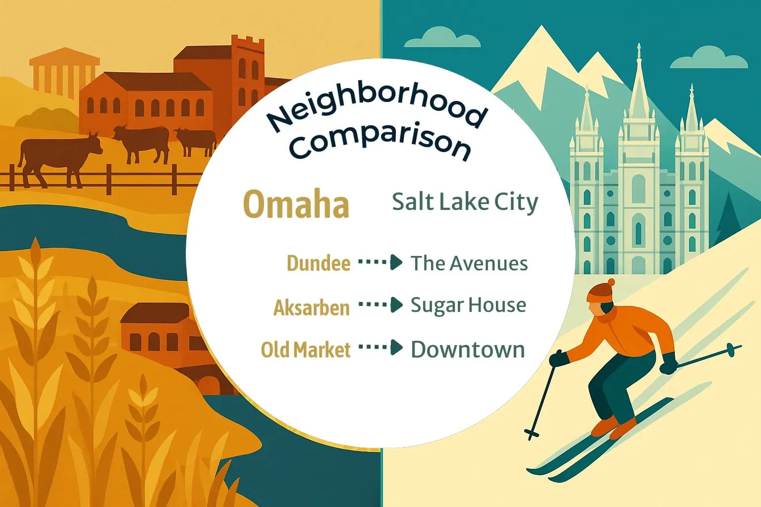 Omaha vs Salt Lake City Neighborhood Comparison