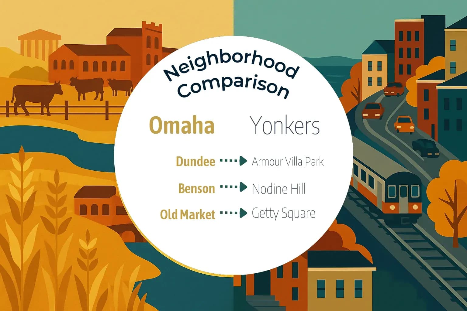 Omaha vs Yonkers Neighborhood Comparison
