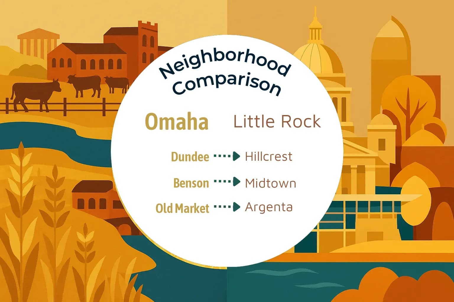 Omaha vs Little Rock Neighborhood Comparison