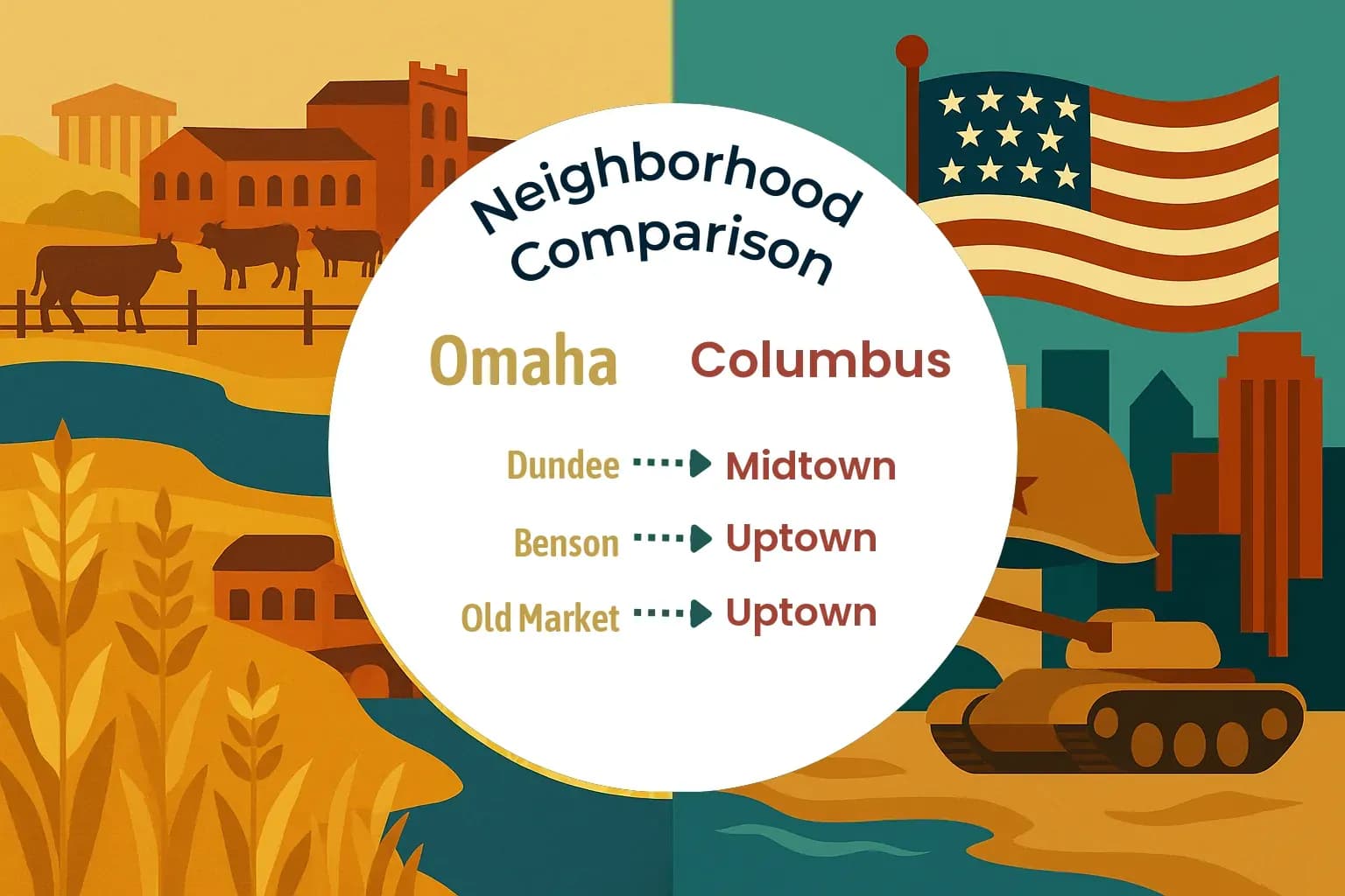 Omaha vs Columbus Neighborhood Comparison