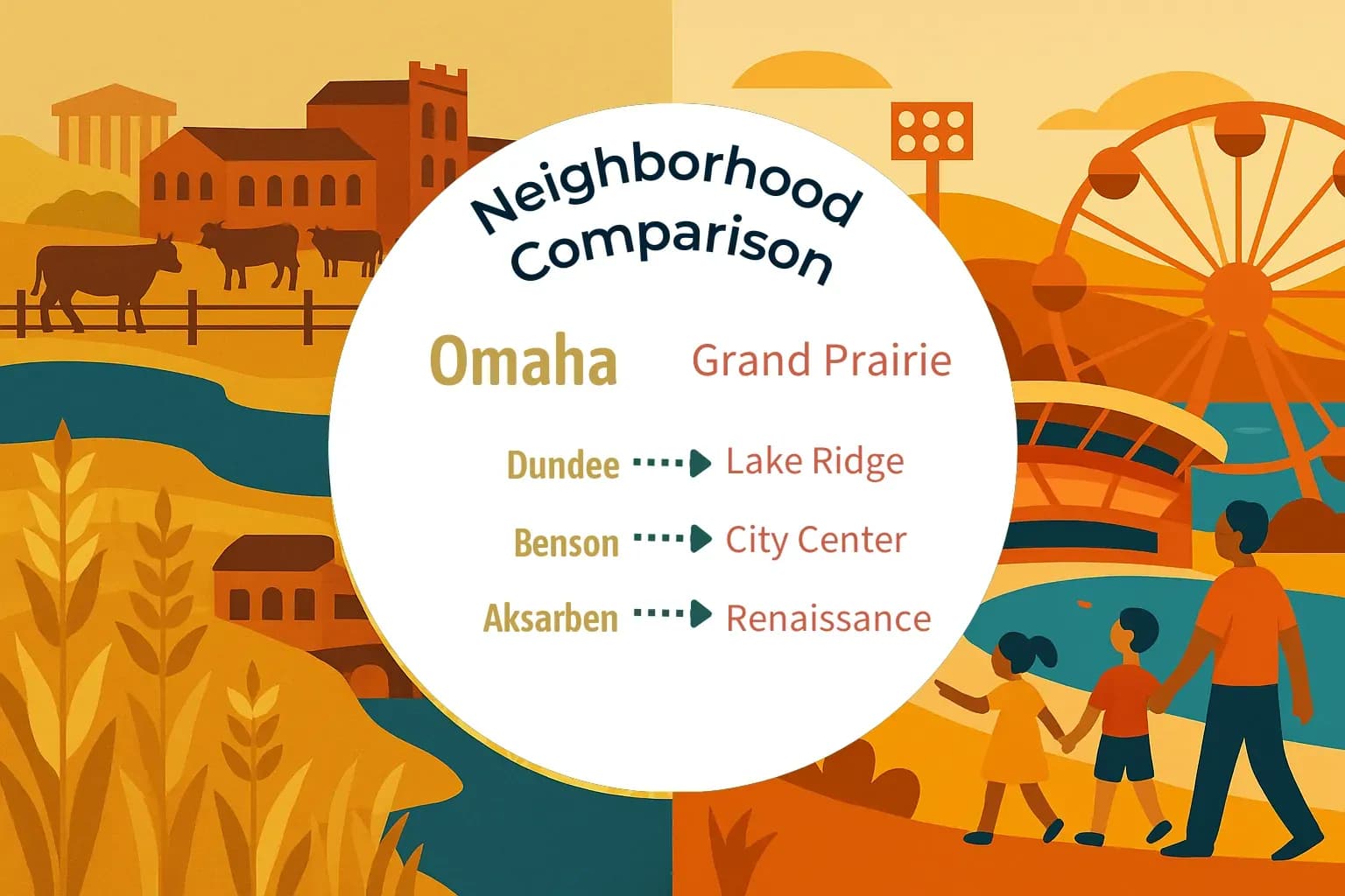 Omaha vs Grand Prairie Neighborhood Comparison
