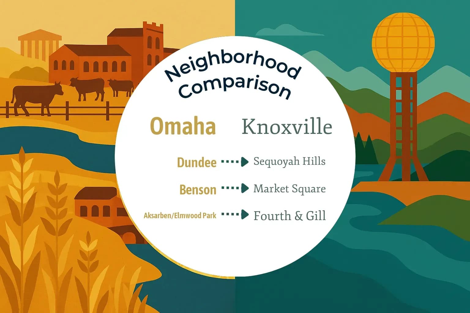 Omaha vs Knoxville Neighborhood Comparison