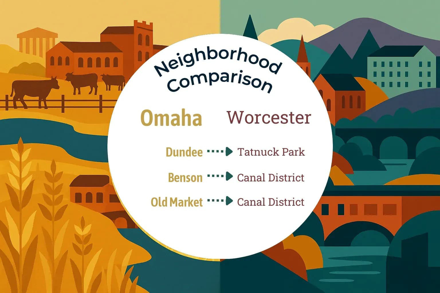 Omaha vs Worcester Neighborhood Comparison