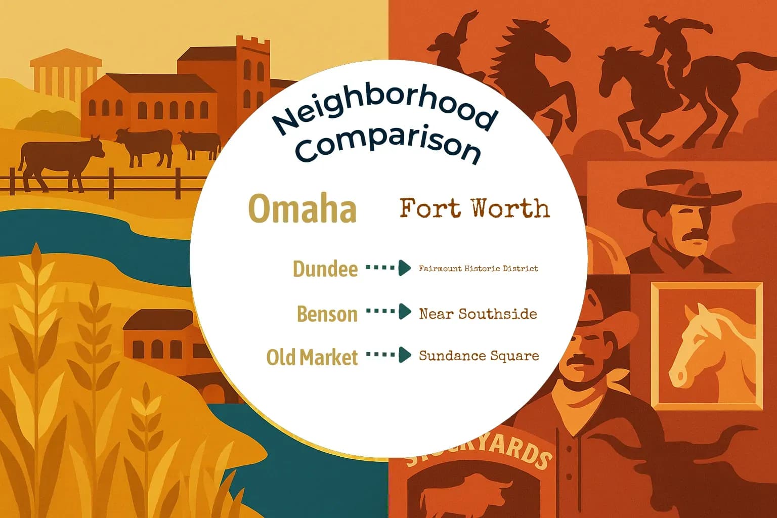 Omaha vs Fort Worth Neighborhood Comparison