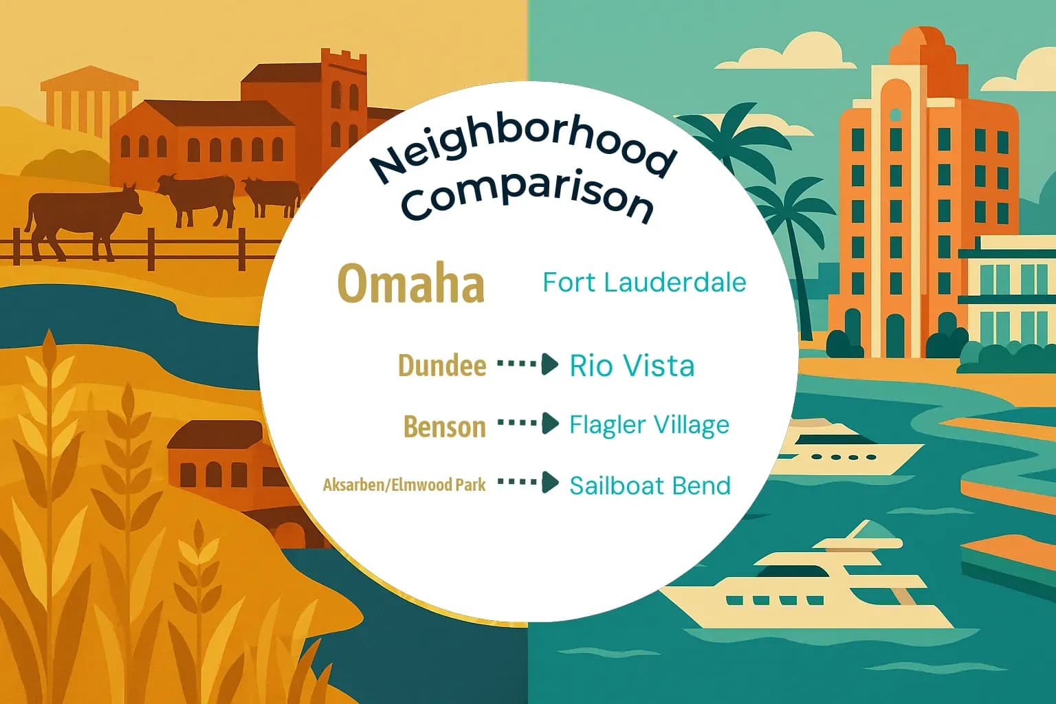 Omaha vs Fort Lauderdale Neighborhood Comparison