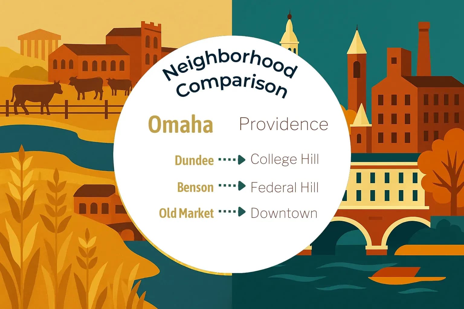 Omaha vs Providence Neighborhood Comparison